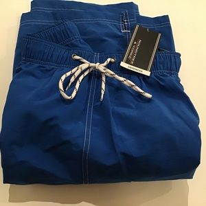 Swim Trunks 2XT Tall Man Royal Blue NWT Roundtree